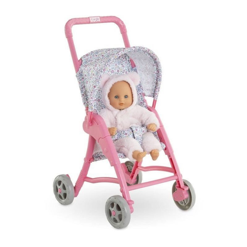 Poussette Florale Corolle Accessoire Poupon 30 cm 18 m+ - 2