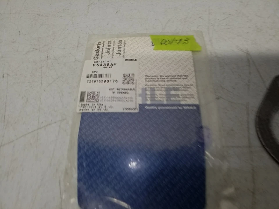 Junta de brida de tubo de escape MAHLE F5438AK - Componente de sellado premium Foto 3 de 4