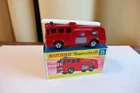 Matchbox Lesney No. 35 merryweather fire engine - metallic red - mint with box