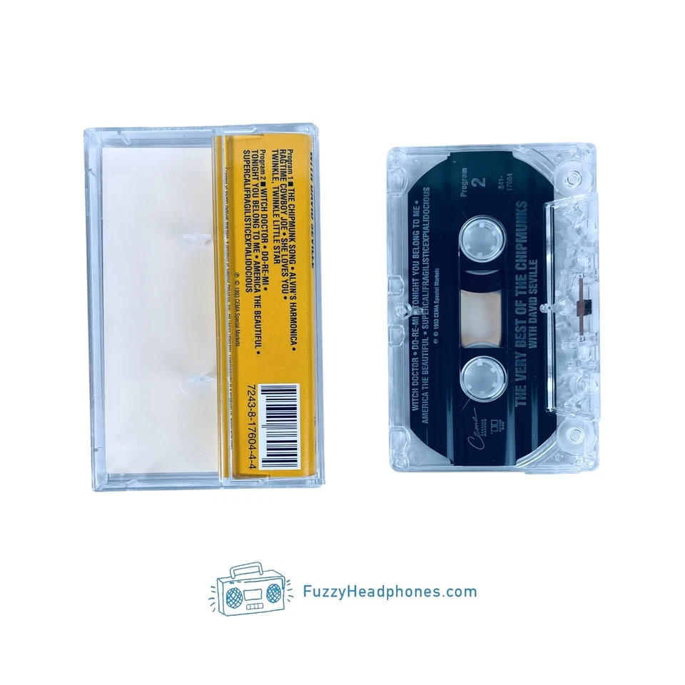 (4) The Chipmunks Cassette Tapes: Urban Chipmunk, Chipmunk Rock, Hollywood - Image 4 of 4