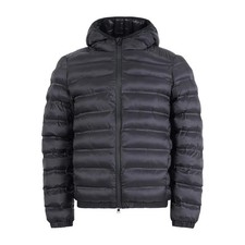 Hamaki-Ho - Giubbotto nero imbottito in piuma sintetica per uomo