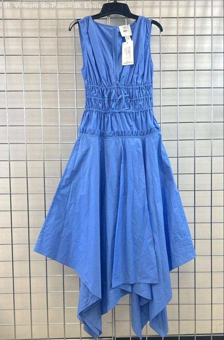 princess polly baby blue dress Buy Boohoo Maternity Ruffle Tie Waist Shift Dress In Blue main image 1
