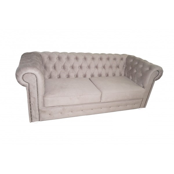 Sofa 2 Sitzer Couch Polster Sofa Textil Couchen Garnitur Zweisitzer Chesterfield-image