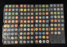 Lot of 200 Mixed Pogs Tazos – Sabritas Mexico – Vintage & Metallic – Free Ship