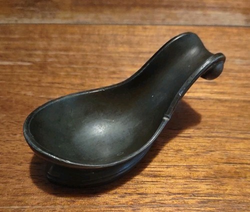Ancien repose pipe en étain danois Just Anderson art déco rare - Photo 1/3