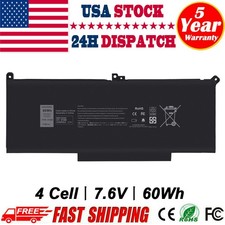 10PC F3YGT Battery For Dell Latitude 12 7000 7280 7290 13 7380 7390 14 7480 7490