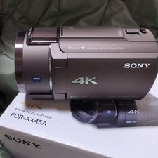 Sony FDR-AX45A 4K Handycam Camcorder Bronze Brown Used