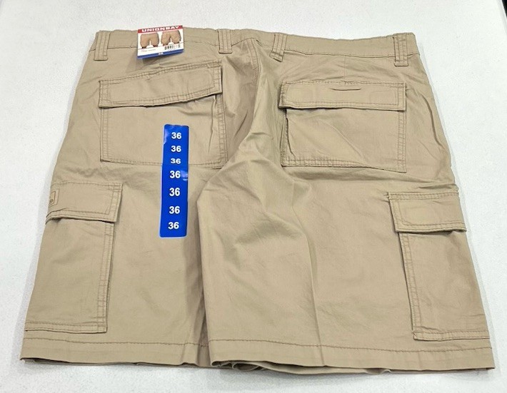 Unionbay Men's Cargo Shorts, Tan, Size 36