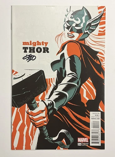 The Mighty Thor signed Michael Cho 1:20 variant NM-