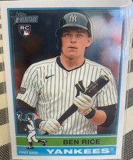 Topps Heritage 2025 - High Number SP - Ben Rice #406 cromado
