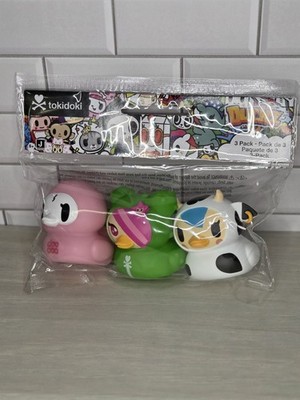 Tokidoki Duck CIAO CIAO SANDY MOZZARELLA Lot of 3 Ducks Jazwares