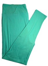 New With Tags LuLaRoe Solid Emerald Green Leggings One Size OS (W 2-10)