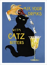 Anonymous – Catz Bitters (Stretched Canvas) - FREE SHIPPING!