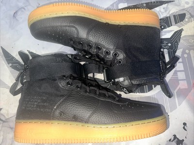  BRAND NEW  Nike Men's SF Air Force 1 Mid 'Black Gum' 917753-003 Size 10.5