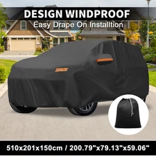 Car Cover W/ Left Side Door Zipper Aluminum Film for Acura MDX