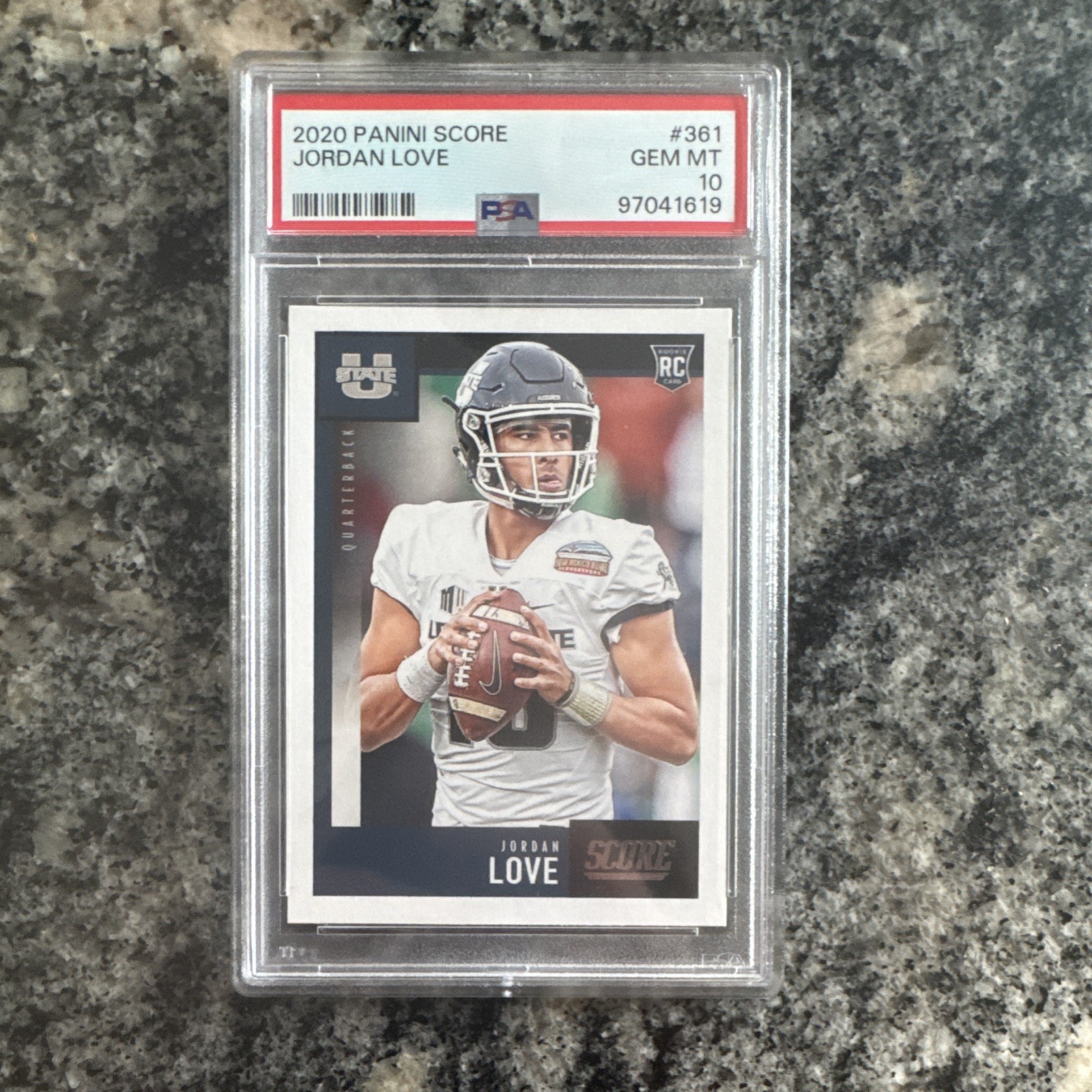 Jordan Love Panini Score #361 Base