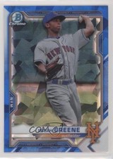 2021 Bowman Sapphire Edition Chrome Prospects Isaiah Greene #BCP-62 6u5