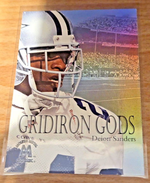 Deion Sanders 2000 Skybox Molten Metal Gridiron Gods # 16