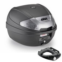 Givi Bauletto E300NT2B Mit Kymco Agility 125 R16 Piastra 2008 2009 30LT Schwarz