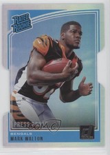 2018 Panini Donruss Rated Rookie Press Proof Silver Die-Cut /75 Mark Walton fm0