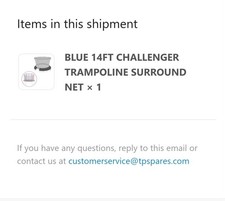 Brand new 14ft Challenger trampoline surround net