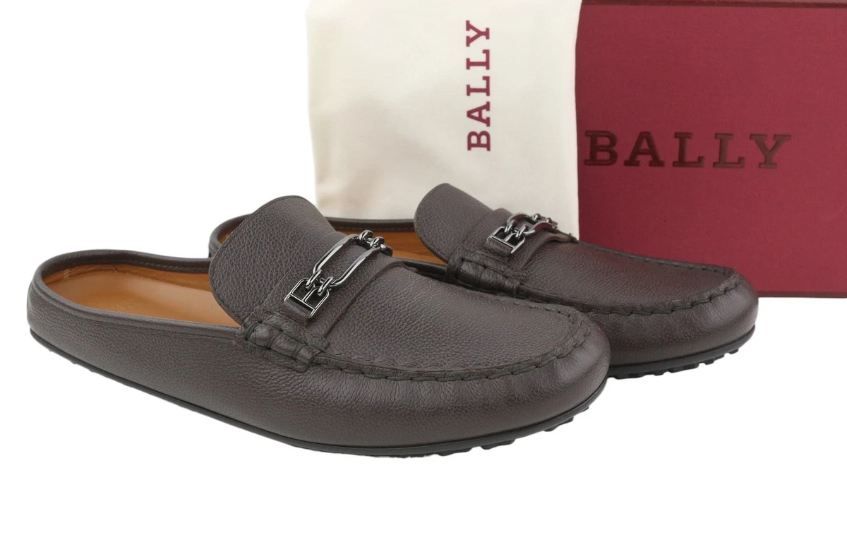 Mocassins Bally Entrée Brixon Pour Homme - Taille 7.5 D (US) - Cuir Marron - Occasion Très Bon état