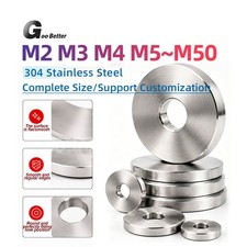 304 Stainless Steel M2~M50 Smooth Extra Thick Washers Enlarged Gasket Flat Washe