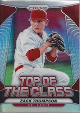 2020 Panini Prizm Top of the Class Prizms Silver #19 Zack Thompson - BB