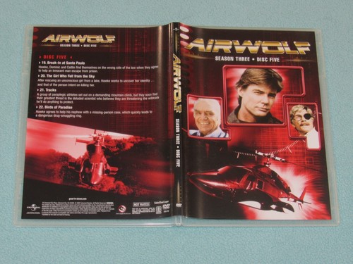 AIRWOLF: SEASON THREE (DVD, 2007, 4-Disc Set) - Foto 10 di 14