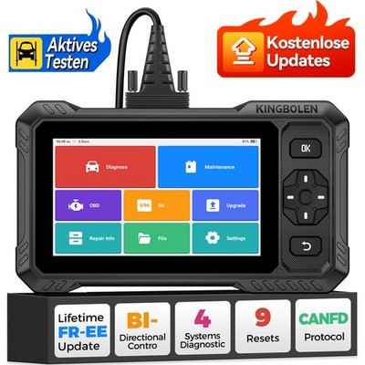 KINGBOLEN S608 KFZ Diagnosegerät OBD2 Scanner Fehler Auslesegerät 9 RESET CANFD