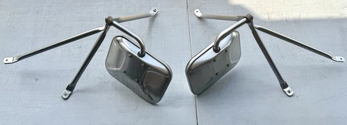 OEM GM 1988-1998 Chevrolet C2500 C3500 West Coast Style Stainless Tow Mirrors