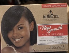 Dr. Miracle's New Growth Non-Lye Relaxer Kit, Regular EXP 1/25