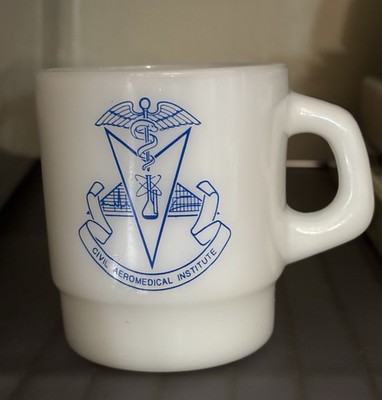 Vintage Termocrisa Glass Coffee Mug Cup Rare Find Aero Space Medical 60 s
