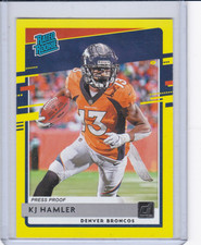 2020 Donruss Press Proof Yellow #320 K.J. Hamler RR