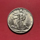 (1) Beautiful Vintage 1941-D Walking Liberty Half Dollar CHOICE BU-BRILLIANT