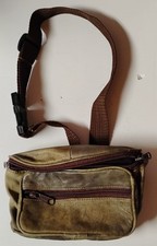 Genuine Leather Small Fanny Pack Excellent Condition Adjustable Strap
