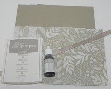 CRUMB CAKE INK PAD REFILL 6X6 DESIGNS DESIGNER PAPER CARDSTOCK STAMPIN UP