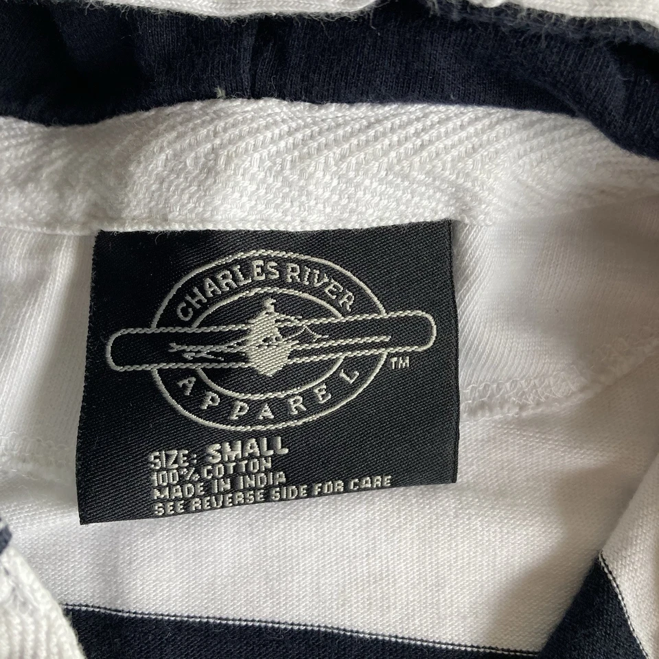 Pullover con Capucha Charles River Apparel The Rugby Geneseo Manga Larga Talla Pequeña Foto 3 de 4