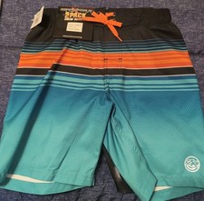 2 Pack ZeroXposure Boys Swim Surf Shorts Trunks. Small 7/8