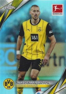 2024-25 Topps Chrome Bundesliga Soccer Cards Base Refractor (22-28) Dortmund