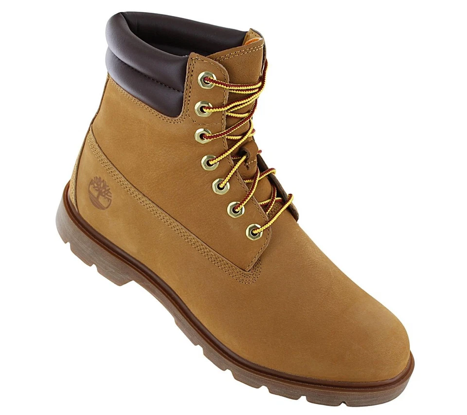 Timberland Premium 6-Inch Boot Waterproof For Men Nubuk Lace Up Boots Stivali G - Immagine 2 di 4
