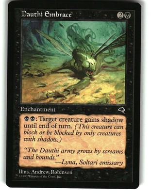 Magic the Gathering - Tempest Dauthi Embrace 1997 120 Uncommon