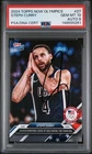 2024 Topps Now Olympics #27 Stephen Curry Signed USA Gold Medal PSA 10/AUTO 9
