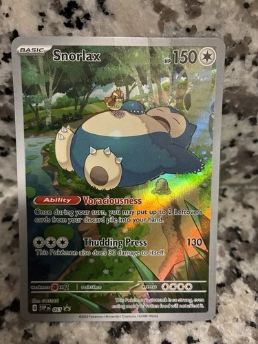 Pokémon TCG Snorlax 151 Promo Card