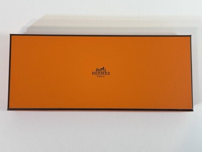 Original HERMES Paris leere Aufbewahrungsbox ca. 26 x 11 x 2,5 cm