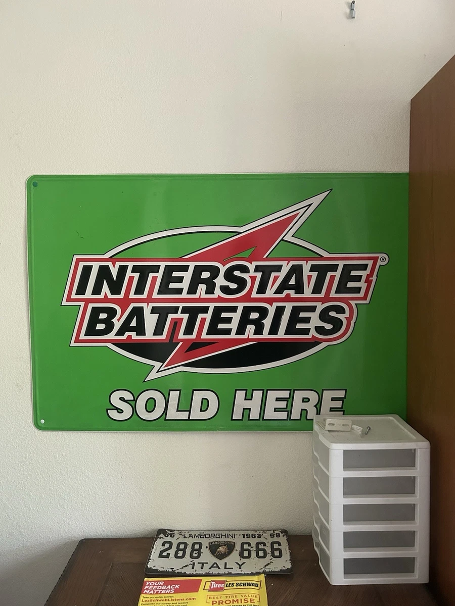 Interstate Battery Sign for sale | eBay