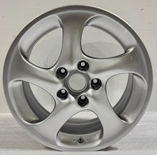 18" PORSCHE 911 FRONT WHEEL RIM FACTORY OEM 67288 2002-2005 SILVER 99636213604
