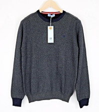 Harmont Blaine Men's Sweatshirt Size S Gray Wool Cotton Cashmere Long Sleeve