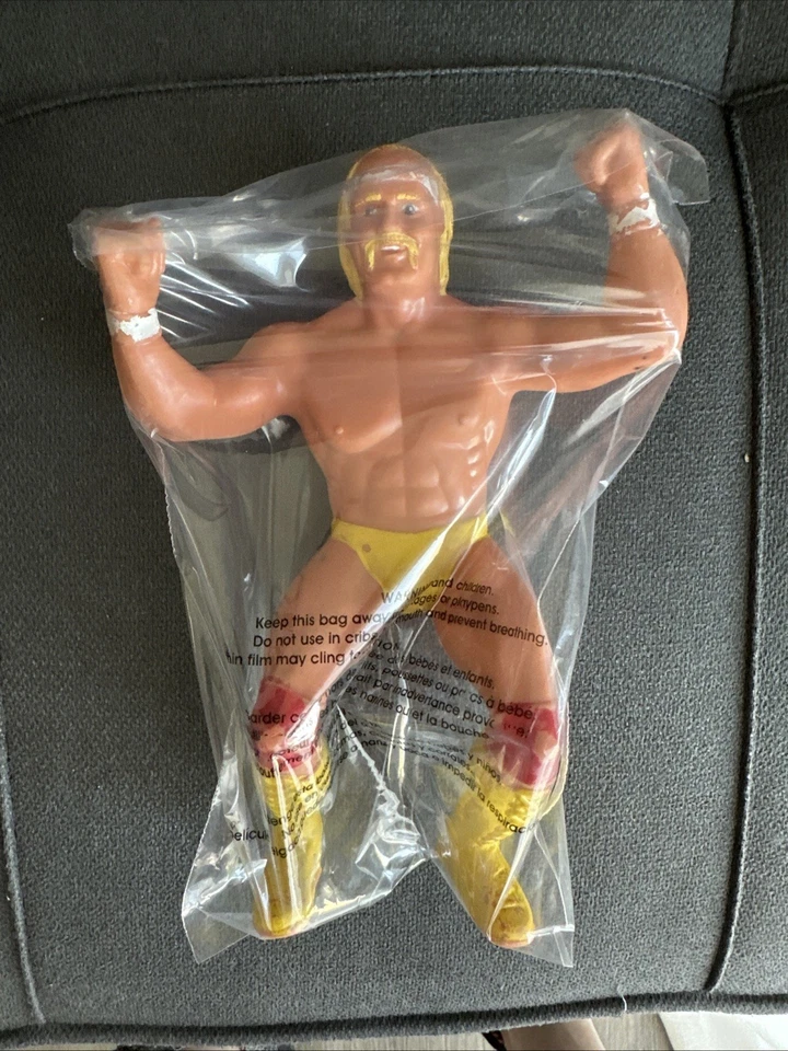 HULK HOGAN - SUPERESTRELLAS DE LUCHA LIBRE WWF - FIGURA DE ACCIÓN LJN 8" 1984 DE COLECCIÓN Foto 2 de 3