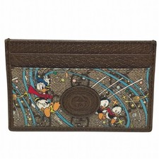 GUCCI 647942 GG Supreme Disney Donald Duck Card Case/Pass C Free Shipping [Used]